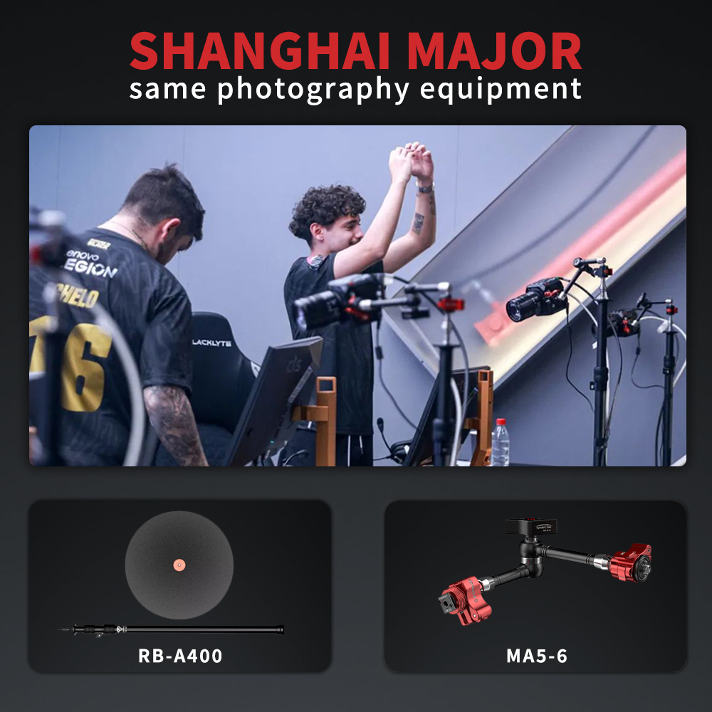 Photography Major - IFOOTAGE เซี่ยงไฮ้ Major เดสก์ท็อปแผ่นบันทึก Monopod RB-A400