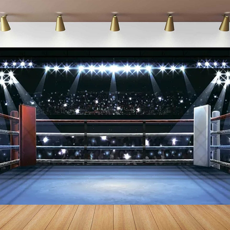 Photography Competition - Lighting Boxing Arena Photography Backdrop Sports
