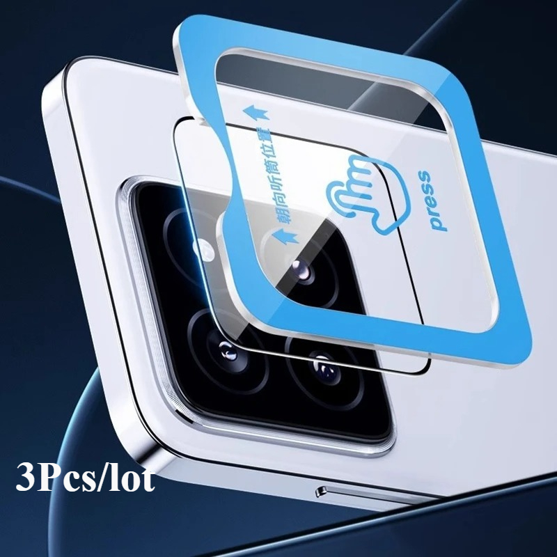 Photography Kit Xiaomi 15 Ultra - 3 ชิ้นกล้องกระจกนิรภัยสำหรับ Xiaomi mi 15 14