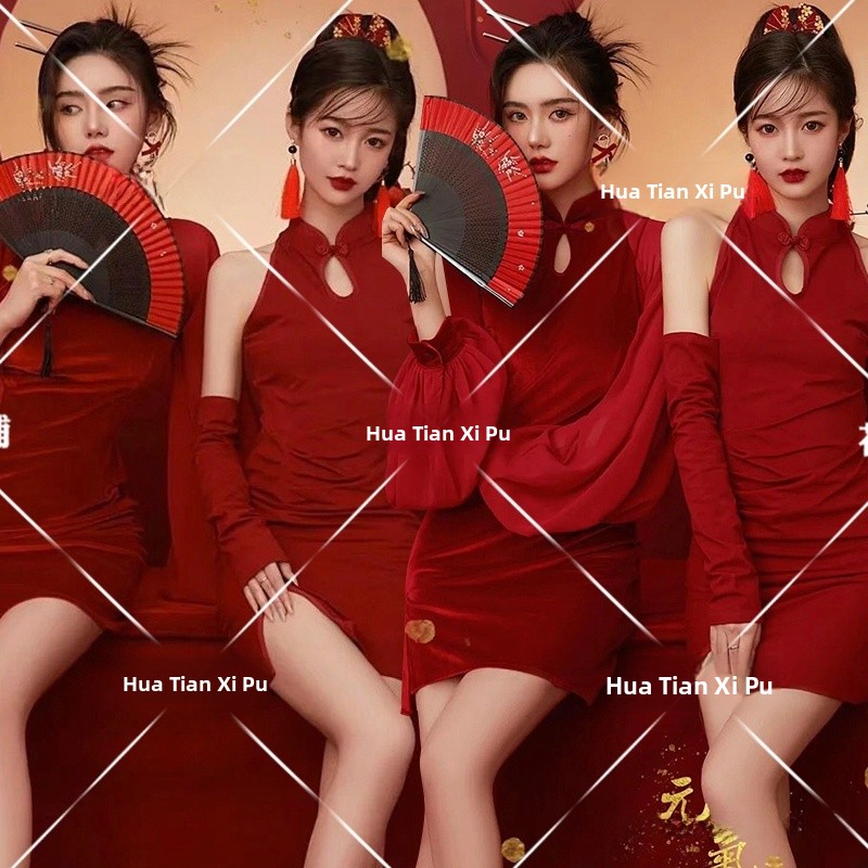 Photography Young - สตูดิโอถ่ายภาพวินเทจปีใหม่ แฟชั่น ภาพถ่ายเพื่อนสนิท เสื้อผ้าแนวชาติพันธุ์ แนวโน้มใหม่ สาวรุ่นใหม่