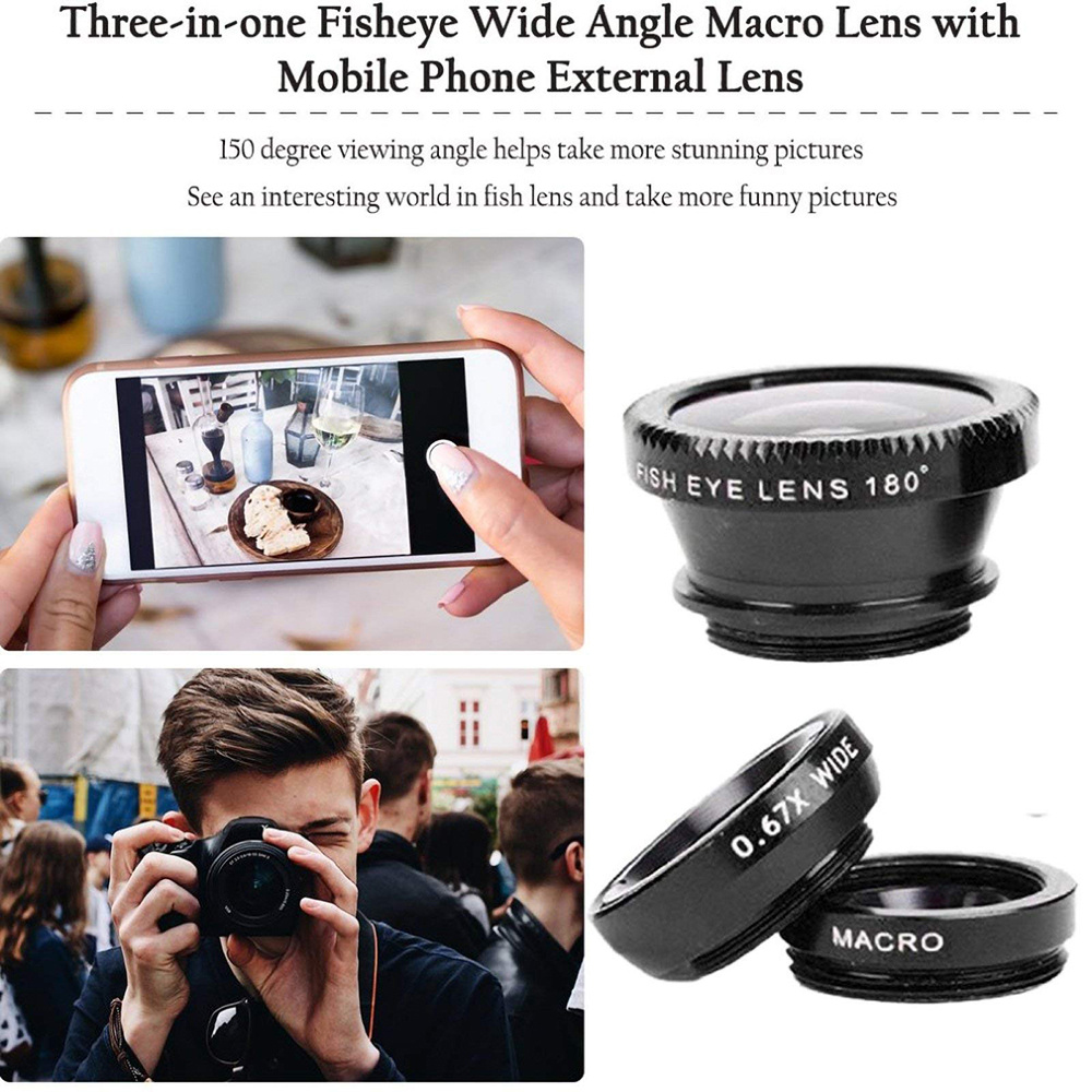 เลนส์ฟิชอาย 3 in 1 อเนกประสงค์ - Photography Xiaomi บทวิจารณ์และราคา