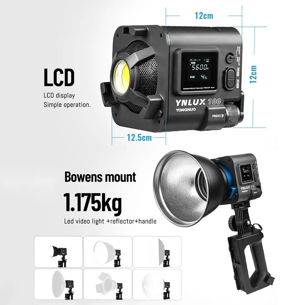 ไฟวิดีโอ LED แบบพกพา YONGNUO Y - Photography Videos บทวิจารณ์และราคา
