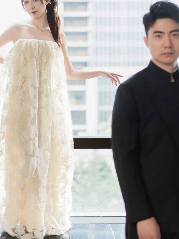 ชุดเจ้าสาวลูกไม้สไตล์เรโทรแบบโ - Photography Online บทวิจารณ์และราคา