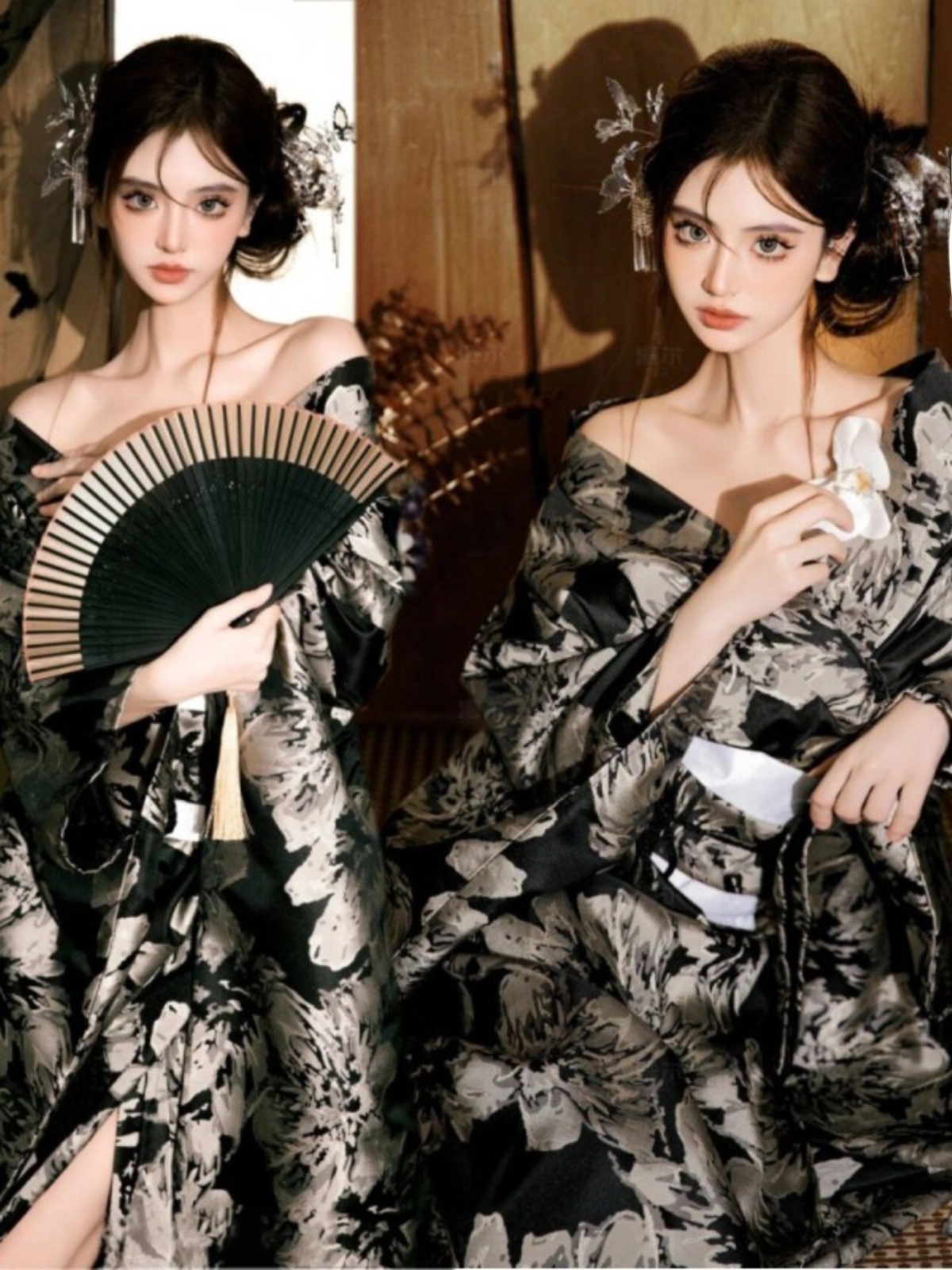 ชุดกิโมโนสไตล์ใหม่ ชุดถ่ายภาพ  - Photography Young บทวิจารณ์และราคา