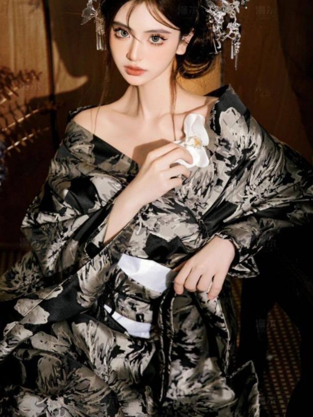 ชุดกิโมโนสไตล์ใหม่ ชุดถ่ายภาพ  - Photography Young บทวิจารณ์และราคา