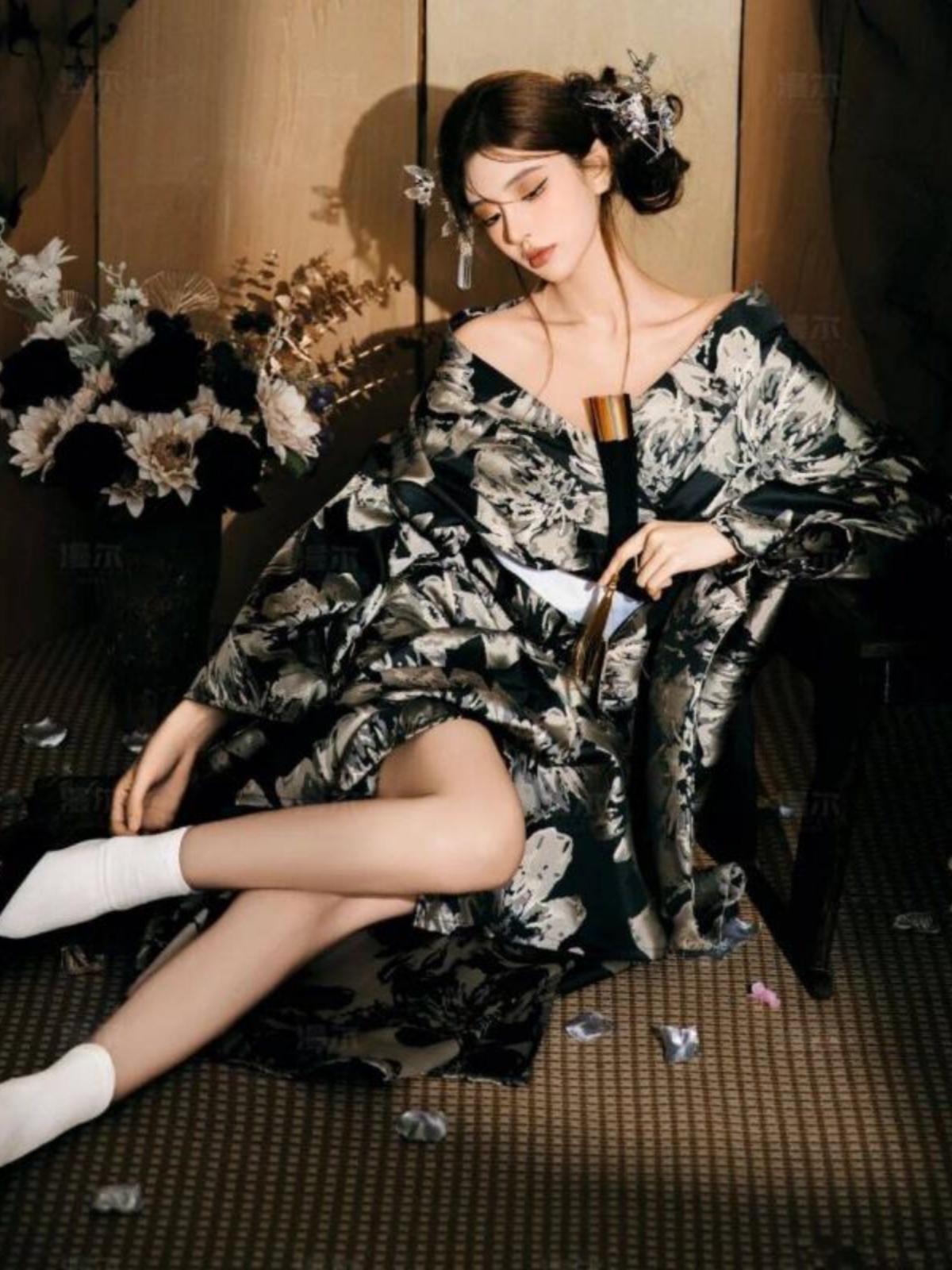 ชุดกิโมโนสไตล์ใหม่ ชุดถ่ายภาพ  - Photography Young บทวิจารณ์และราคา