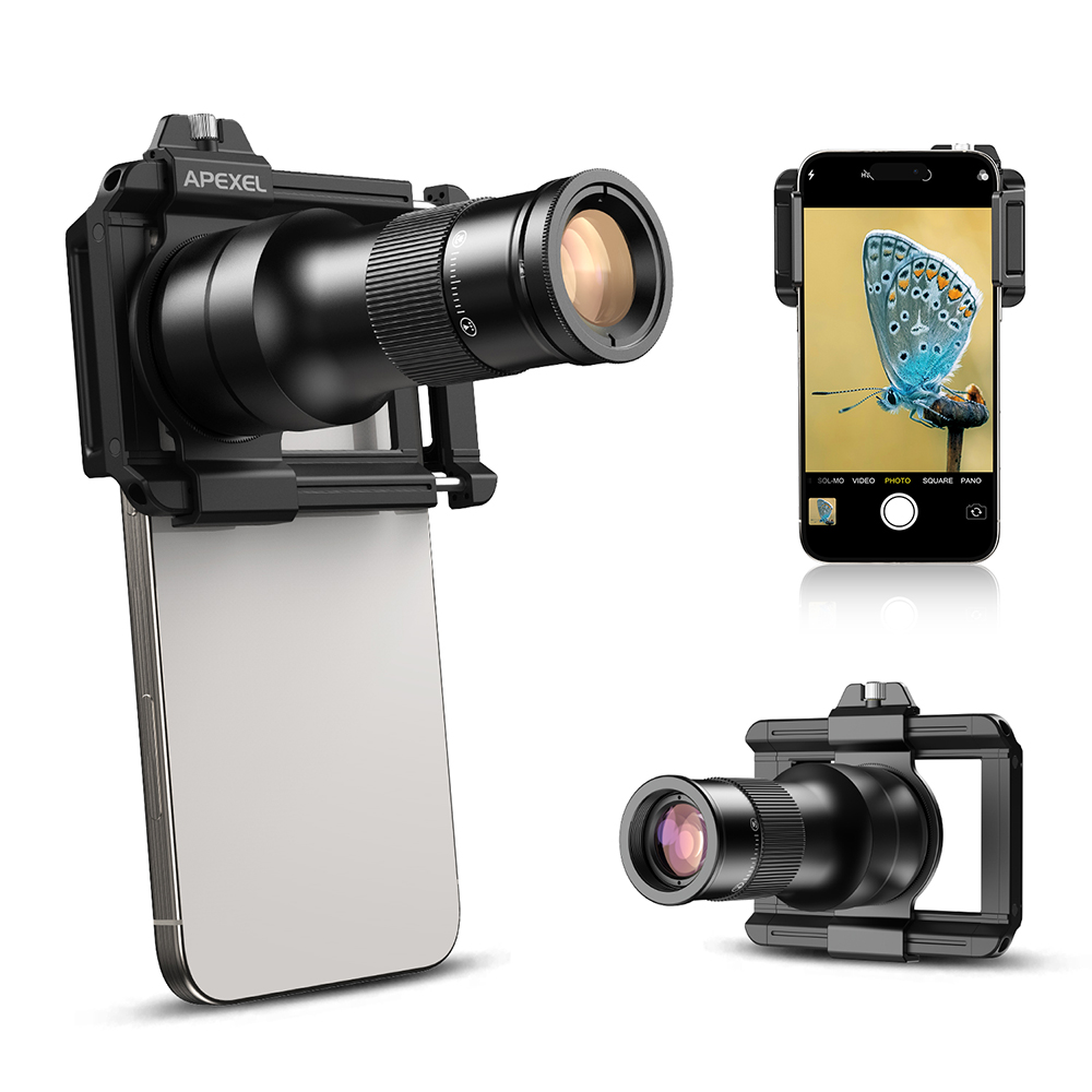 APEXEL 6X ที่ยึดเลนส์มาโครเทเล - Photography Major บทวิจารณ์และราคา